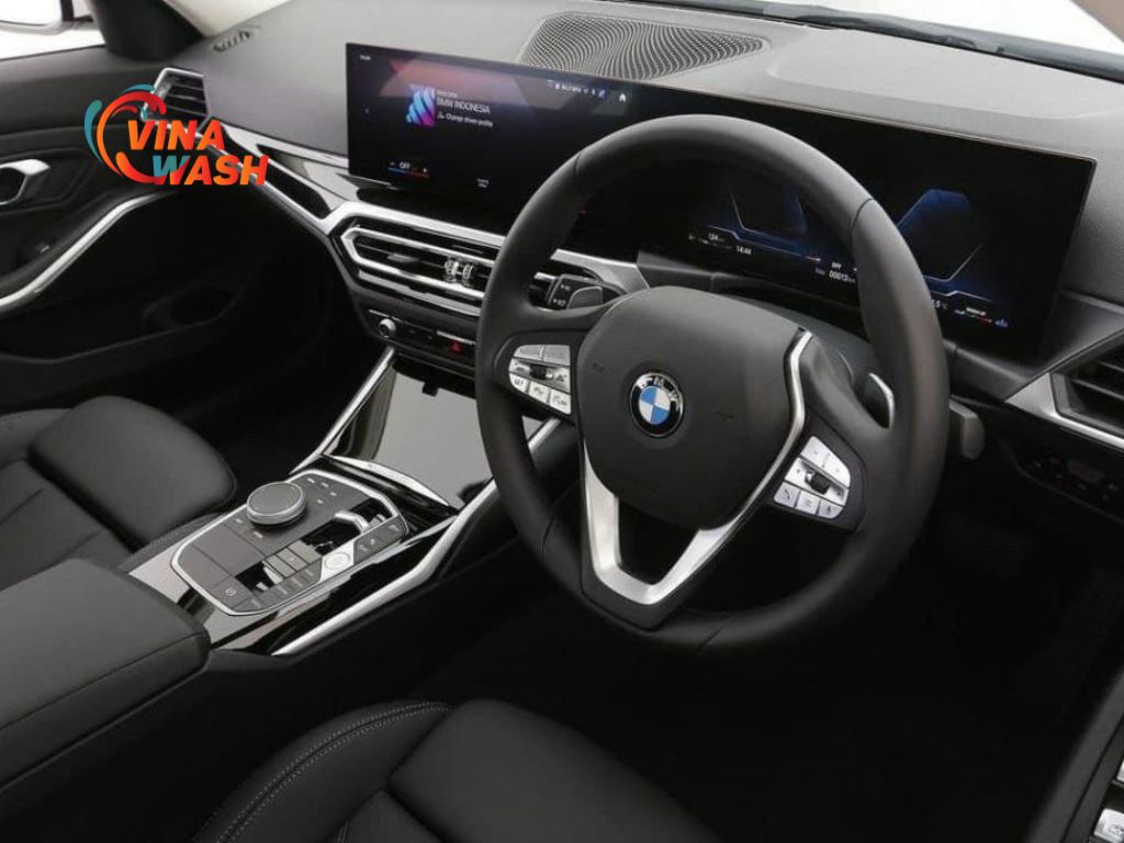 Nội thất BMW 320i sử dụng triết lý thiết kế "Driver-Oriented"