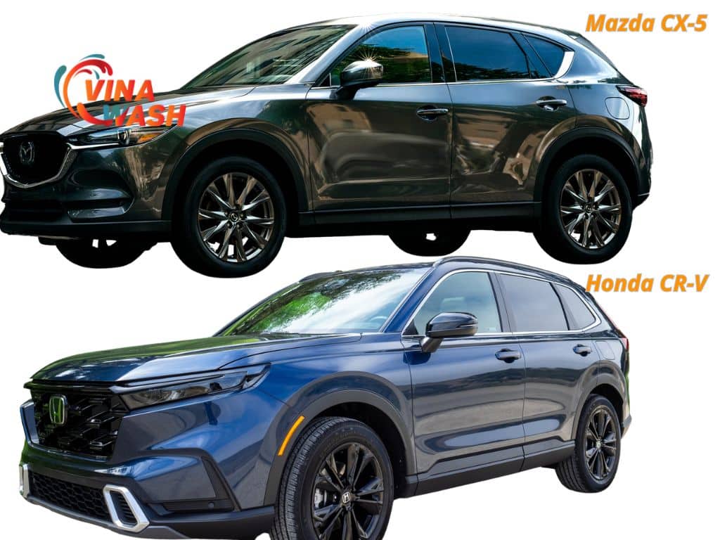 So sánh ngoại thất Mazda CX5 và Honda CRV