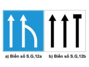 Biển báo S.G,12a-b