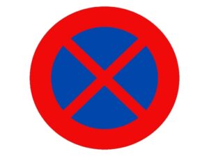 Biển cấm dừng đỗ xe P.130