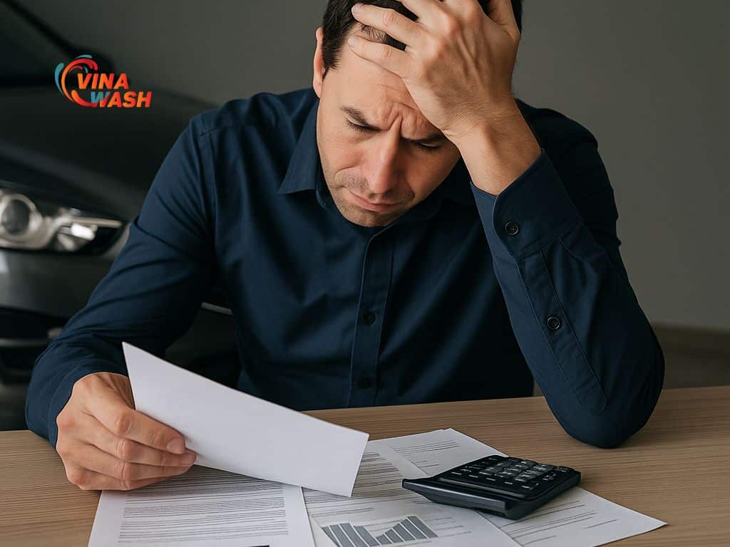 Áp lực tài chính hàng tháng nếu không có kế hoạch tài chính khi đã vay mua ô tô