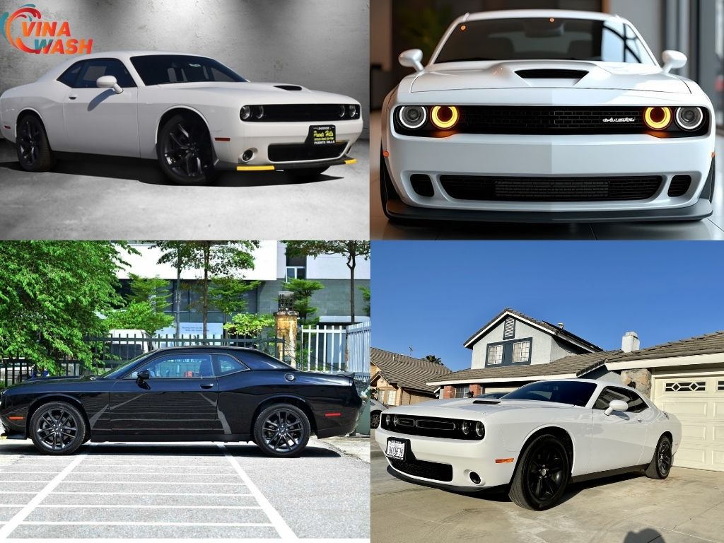 Dù không có nhiều thay đổi về kích thước, nhưng Dodge Challenger vẫn toát lên thần thái đặc trưng nhờ thiết kế đậm chất "muscle car".