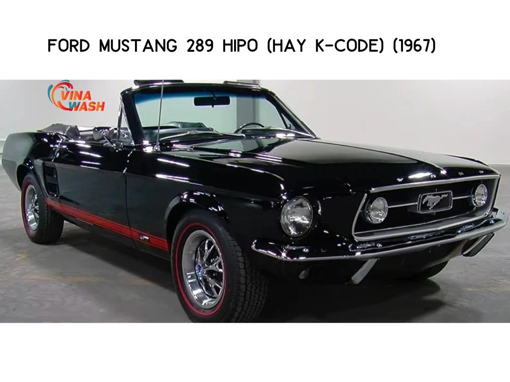Ford Mustang 289 HiPo (hay K-Code) (1967)