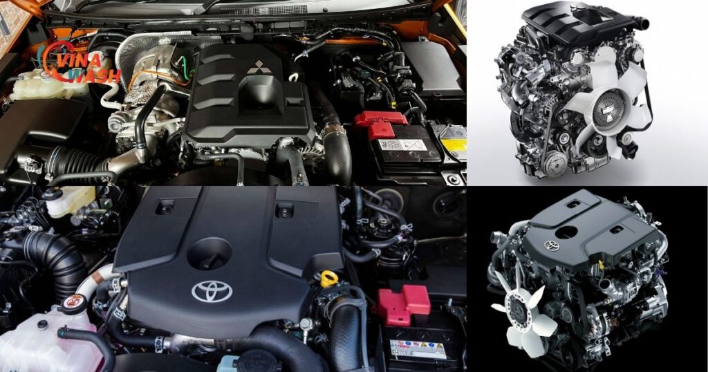 Động cơ của Triton và Hilux