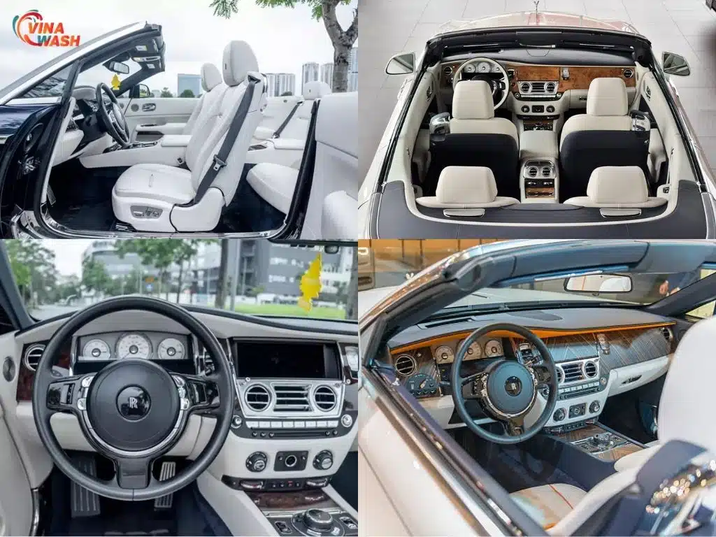 Bước vào cabin Rolls-Royce Dawn, người dùng như bước vào không gian của một du thuyền hạng sang.