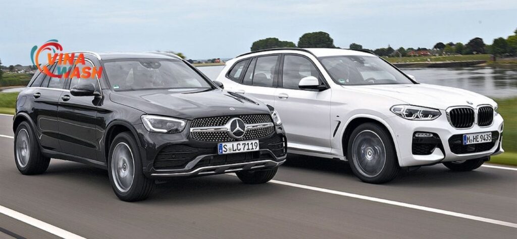 GLC 300 AMG sở hữu cụm đèn Digital Light thông minh với chiếu xa tới 650m, camera 360 tích hợp Transparent Bonnet