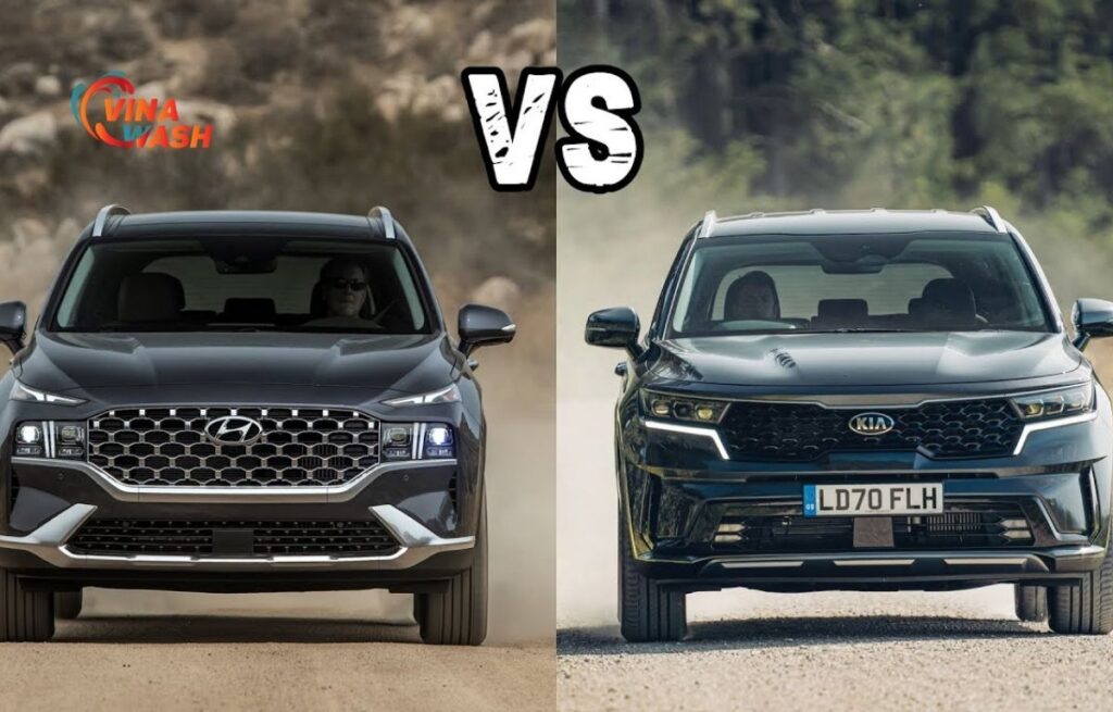 Nên chon Hyundai Santafe hay Kia Sorento?