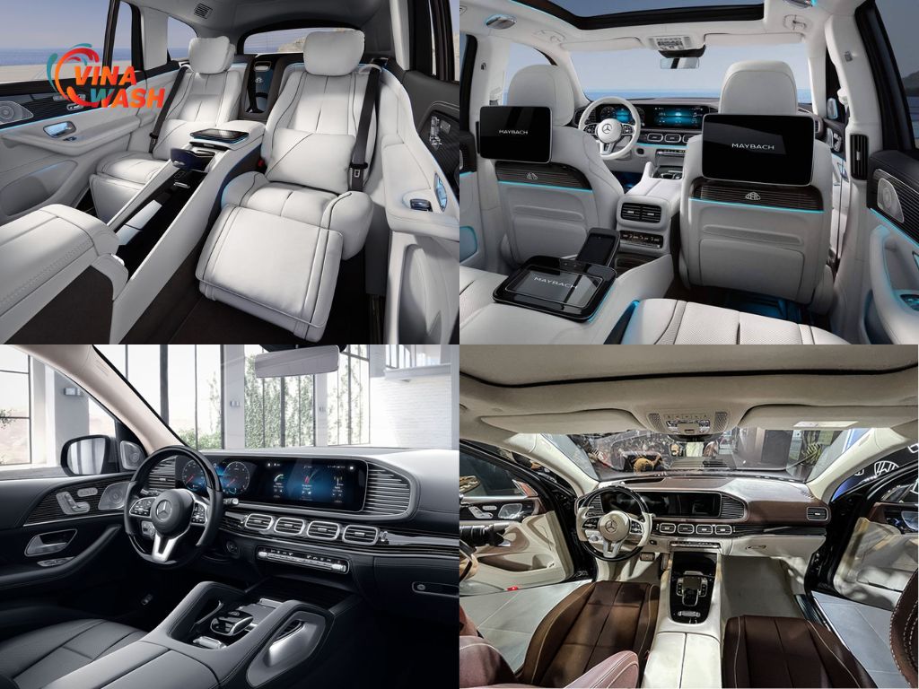 Khoang cabin của GLS 480 là tổ hợp của nghệ thuật thiết kế và kỹ thuật chế tác thủ công đỉnh cao, với vật liệu đắt giá