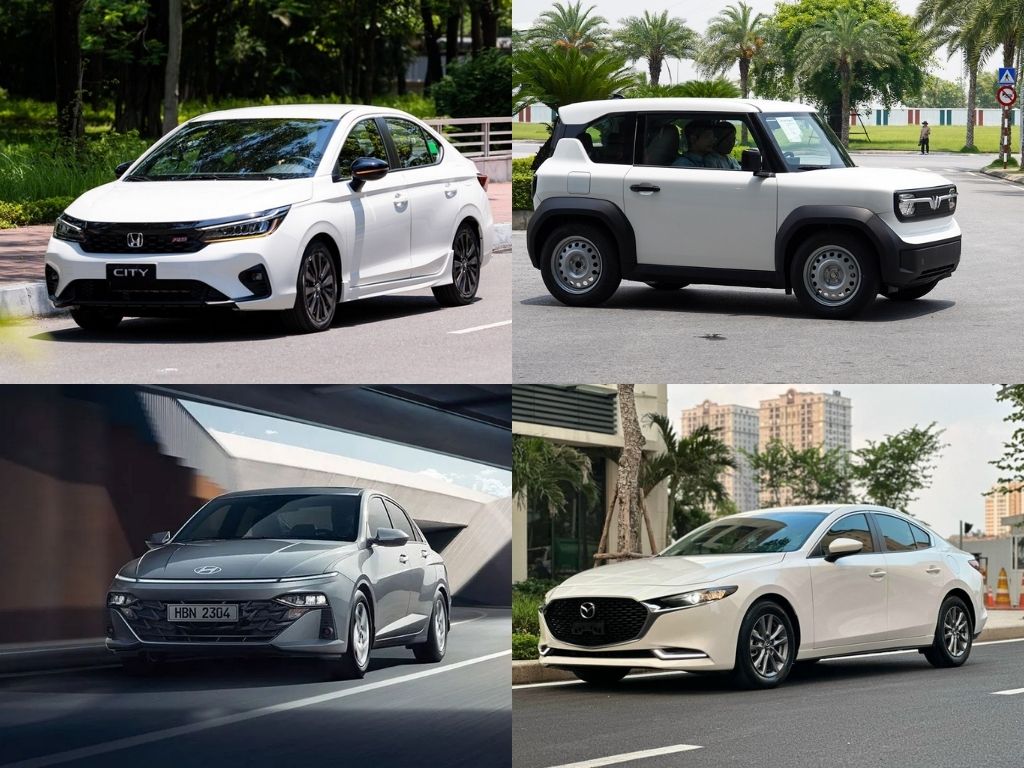 Các dòng ô tô phổ biến tại VN 