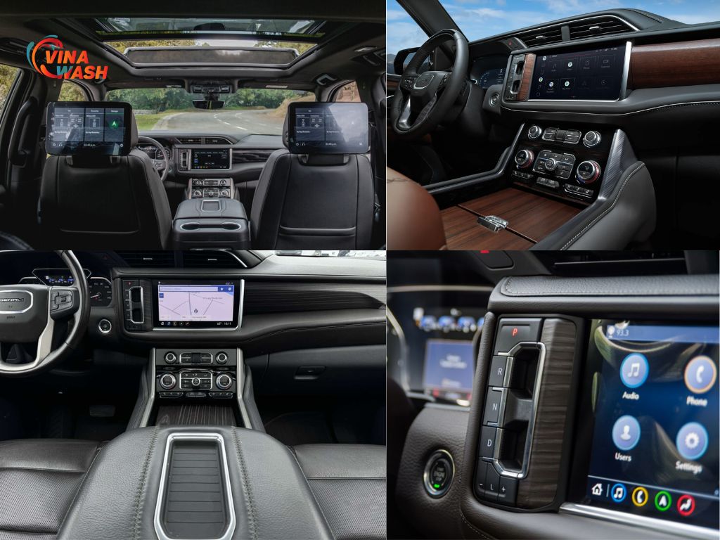 Các trang bị công nghệ, tiện nghi và màn hình của GMC Yukon Denali