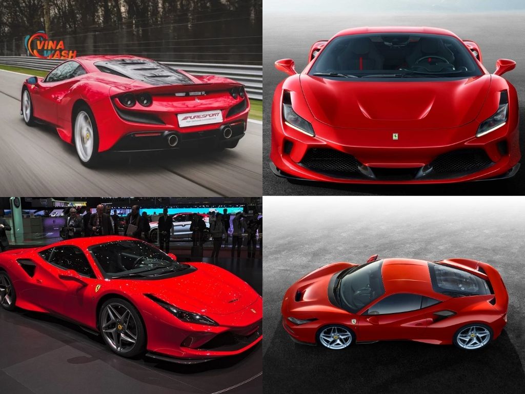 Thiết kế ngoại thất của Ferrari F8 Tributo