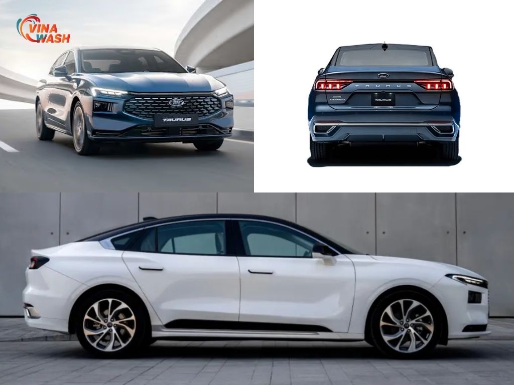 Ngoại hình của Ford Taurus 2025 thể hiện rõ chất sedan hạng sang với thiết kế đậm nét thanh lịch nhưng không kém phần mạnh mẽ.