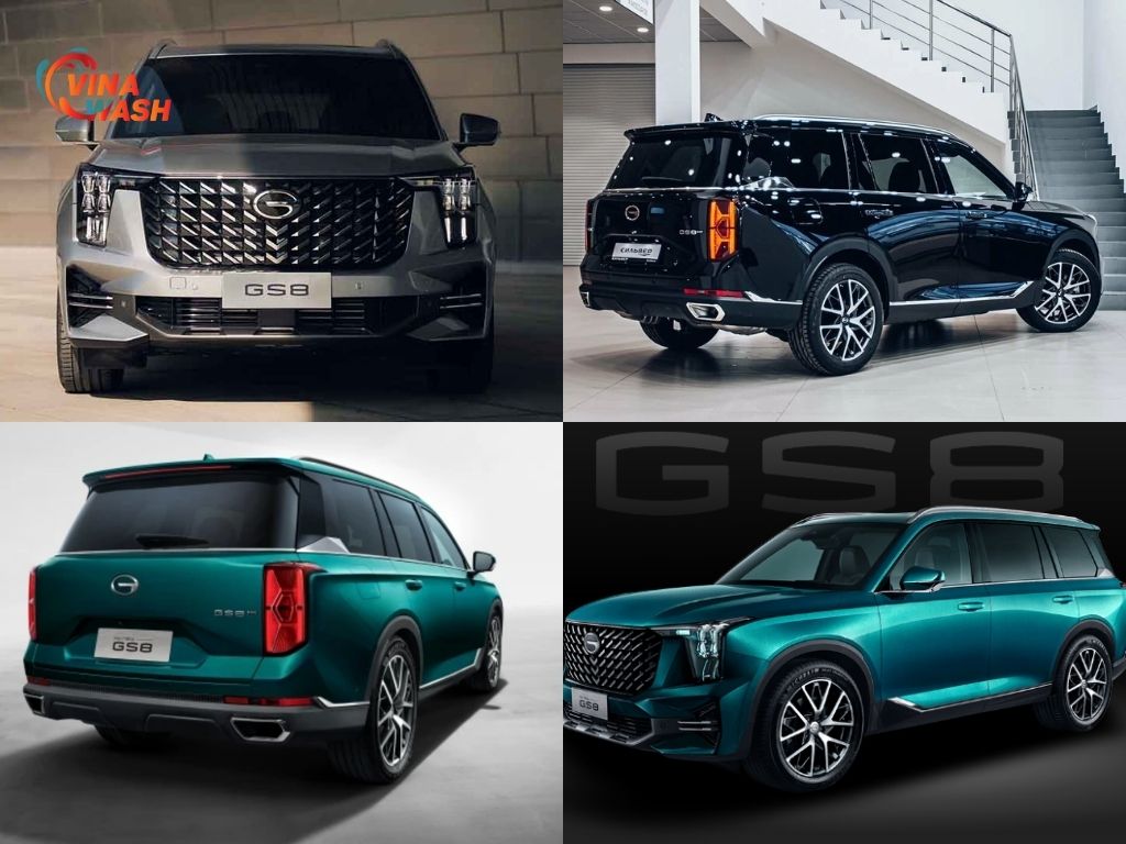 GAC GS8 sở hữu ngôn ngữ thiết kế "Flying Dynamic", mang lại cảm giác bệ vệ và hiện đại.