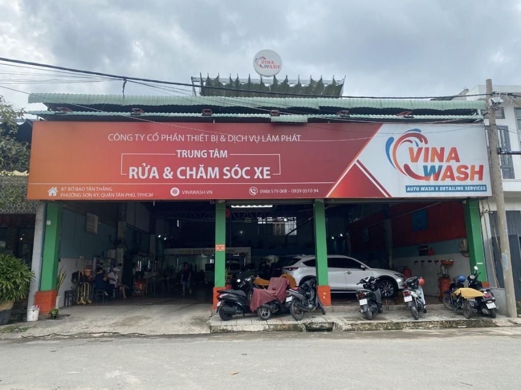VinaWash - chuỗi bảo dưỡng và chăm sóc xe chất lượng chuẩn 5 sao 