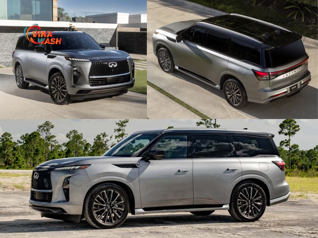 Thiết kế ngoại thất của Infiniti QX80