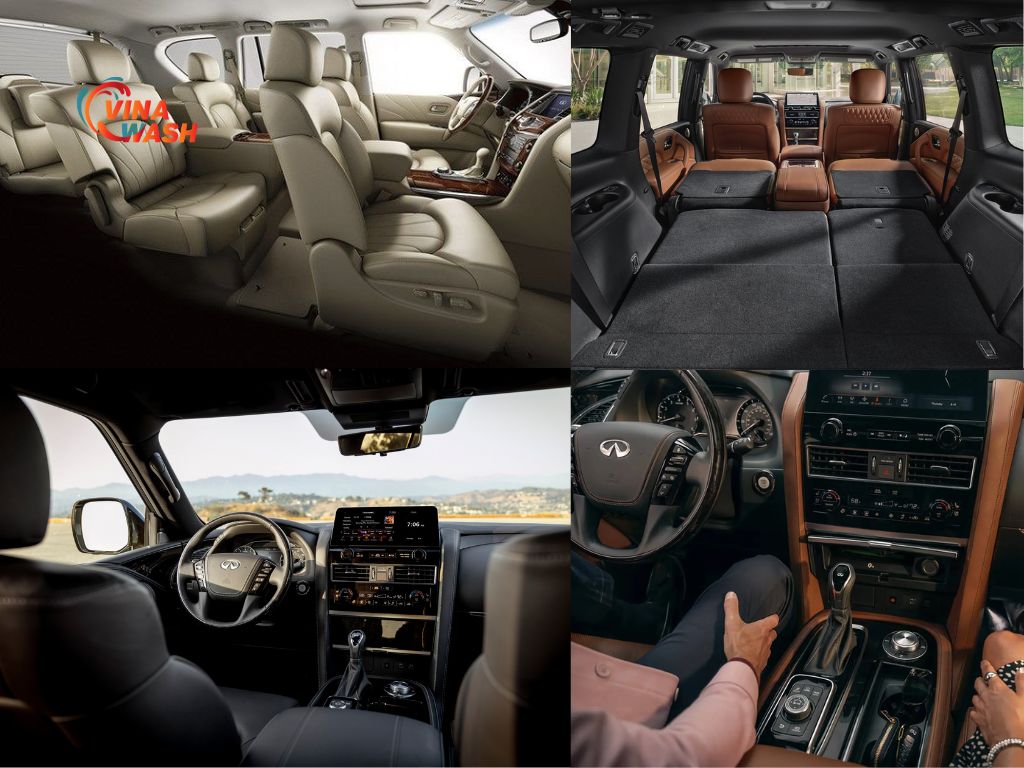 Thiết kế nội thất sang trọng của QX80