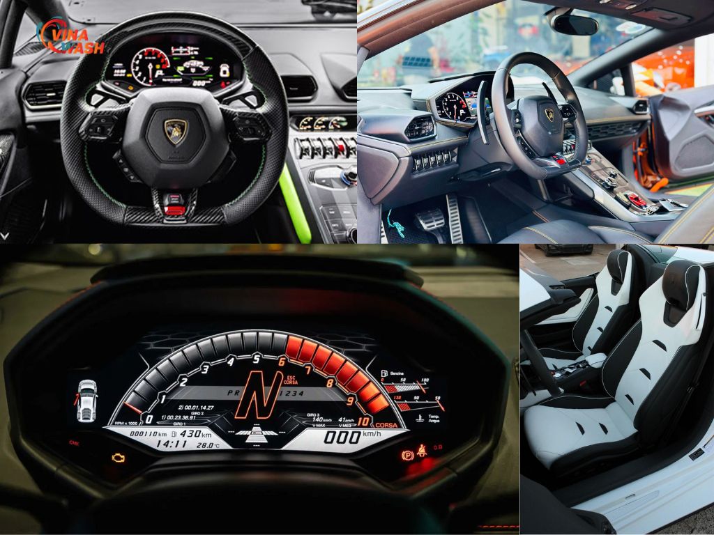 Thiết kế nội thất của Huracan