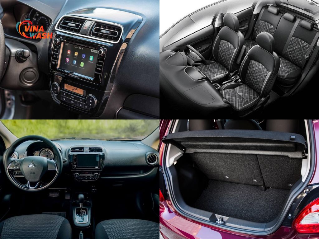 Thiết kế nội thất của Mitsubishi Mirage 