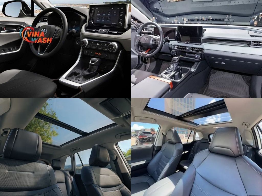 Thiết kế nội thất của Toyota Rav4