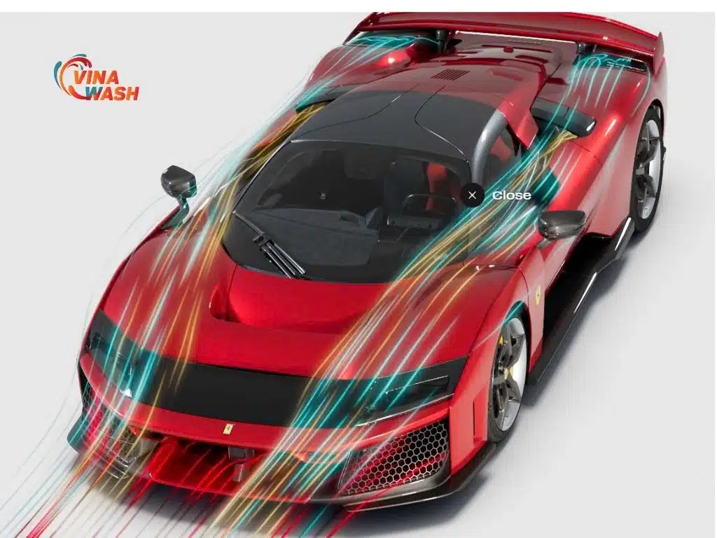 Thiết kế khí động học kết hợp với khung gầm cacbon của Ferrari F80