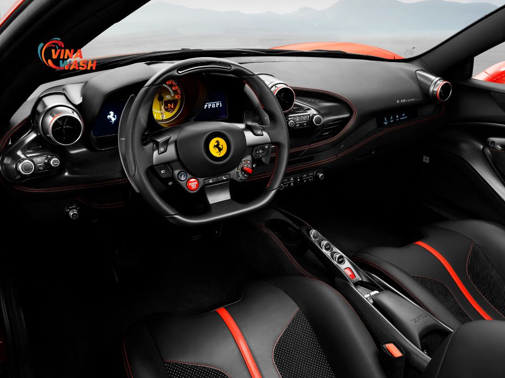 Vô lăng và bảng điều khiển của SF90 Stradale