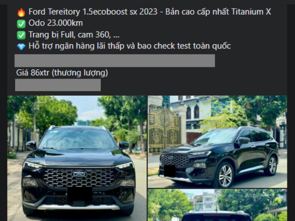 Xe Ford Territory 2023 đã đi 2 vạn 3 cây số – Ví dụ thực tế giúp hiểu 1 vạn là bao nhiêu km.
