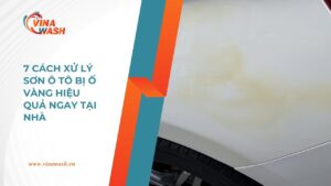 Cách xử lý sơn xe ô tô bị ố vàng