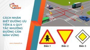 Các loại biển đường ưu tiên và hình minh họa