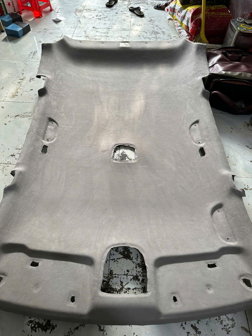 Bọc trần da lộn màu xám lông chuột