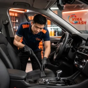 Vệ sinh nội thất ô tô chuyên nghiệp tại VinaWash